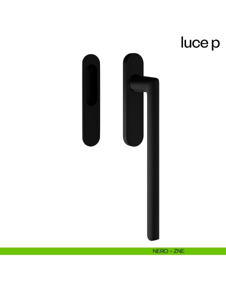 Maniglione per alzante scorrevole Luce P dnd singolo nero