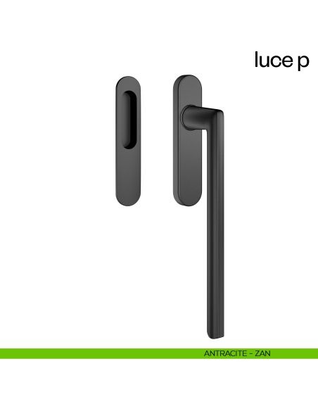 Maniglione per alzante scorrevole Luce P dnd singolo antracite