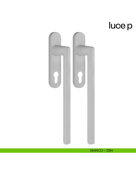 Maniglione per alzante scorrevole Luce P dnd accoppiato bianco