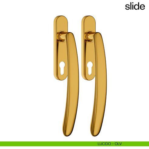 Maniglione per alzante scorrevole Slide dnd Handles accoppiato lucido
