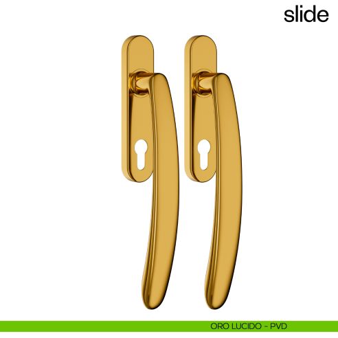 Maniglione per alzante scorrevole Slide dnd Handles accoppiato oro