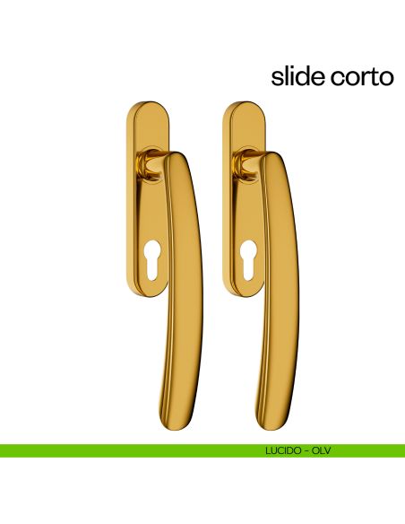 Maniglione per alzante scorrevole Slide Corto dnd Handles accoppiato lucido