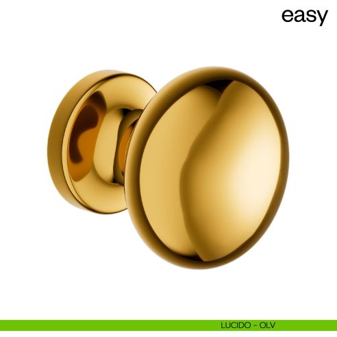 Pomello per porta Easy fisso dnd lucido