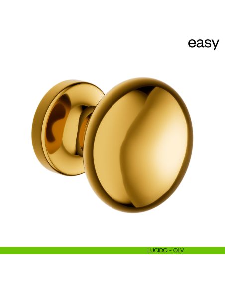 Pomello per porta Easy fisso dnd lucido