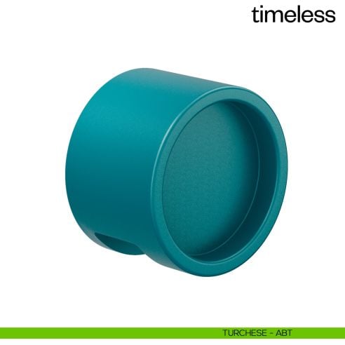 Pomolo per porta Timeless girevole dnd Handles turchese