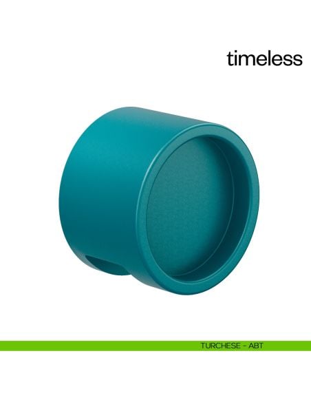Pomolo per porta Timeless girevole dnd Handles turchese
