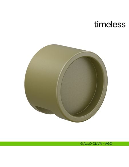 Pomolo per porta Timeless girevole dnd Handles oliva