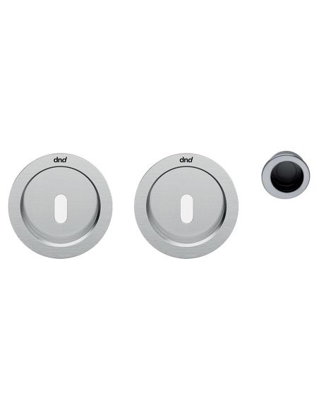 Maniglia incasso Ginkgo Tonda con foro chiave e serratura dnd