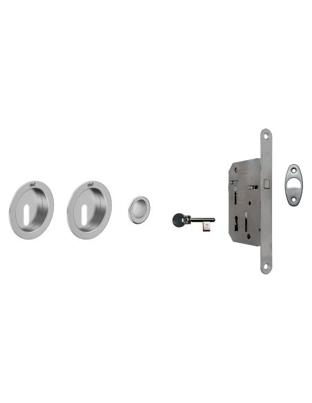 Maniglia incasso Ginkgo Tonda con foro chiave e serratura dnd