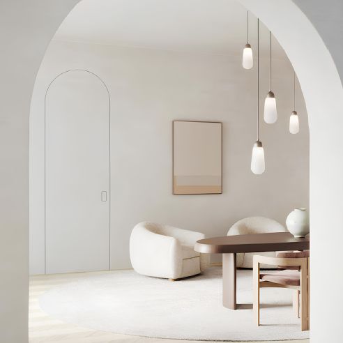 Maniglia invisibile Ghost Bonaiti privacy bagno con contropiastra per porta in legno 311-GF42