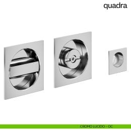 Maniglia incasso Quadra con nottolino dnd 2