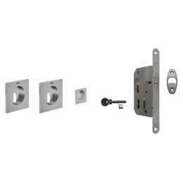 Maniglia incasso quadrata Ring con foro chiave e serratura dnd 2