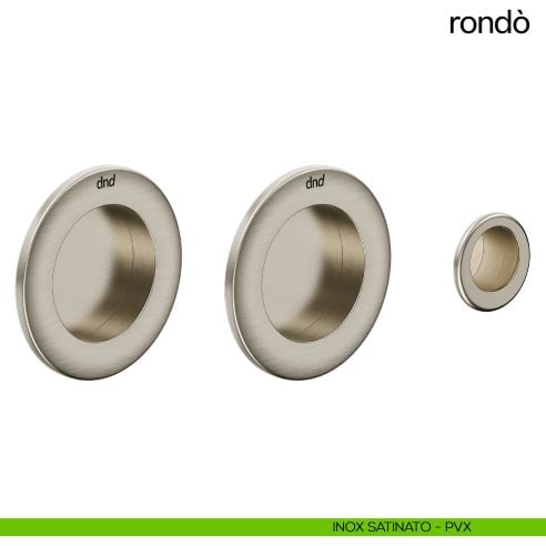 Maniglia per porta scorrevole Rondò dnd Handles inox