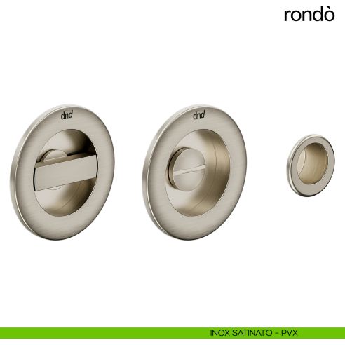 Maniglia per porta scorrevole Rondò dnd Handles inox