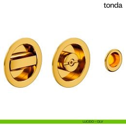 Maniglia incasso Tonda con nottolino dnd 2