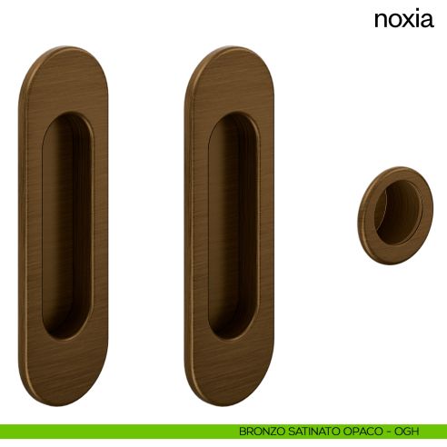 Maniglia incasso Noxia cieca dnd bronzo satinato opaco