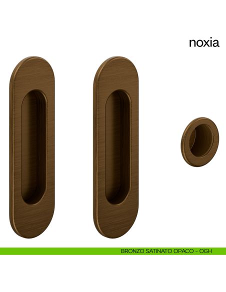 Maniglia incasso Noxia cieca dnd bronzo satinato opaco