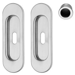 Maniglia incasso Noxia con foro chiave e serratura dnd