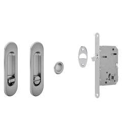 Maniglia incasso Noxia con nottolino e serratura dnd 2