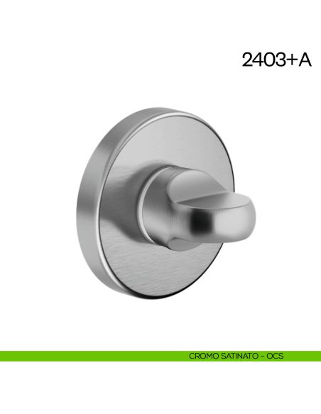 Nottolino per porta America dnd Handles cromo satinato