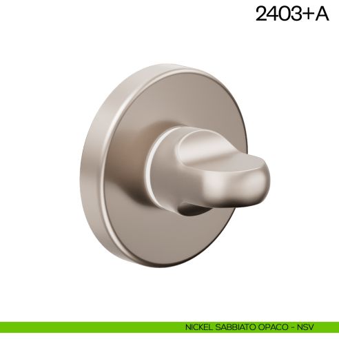 Nottolino per porta America dnd Handles nickel sabbiato opaco