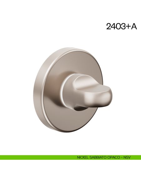 Nottolino per porta America dnd Handles nickel sabbiato opaco