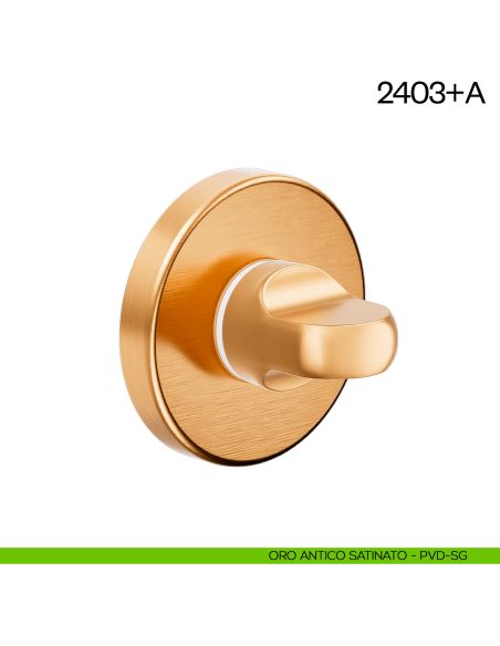 Nottolino per porta America dnd Handles oro antico satinato