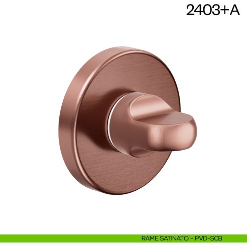 Nottolino per porta America dnd Handles rame satinato