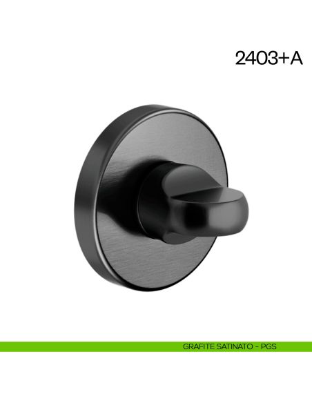 Nottolino per porta America dnd Handles grafite satinato