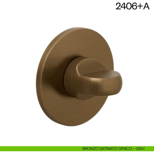 Nottolino per porta 2406 dnd Handles bronzo satinato opaco
