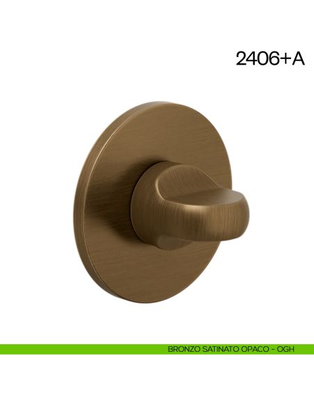 Nottolino per porta 2406 dnd Handles bronzo satinato opaco