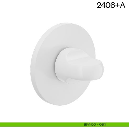 Nottolino per porta 2406 dnd Handles bianco