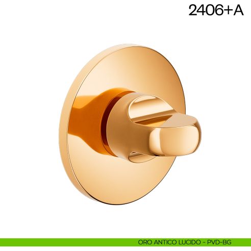 Nottolino per porta 2406 dnd Handles oro antico lucido