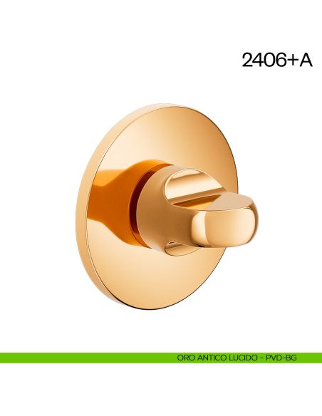 Nottolino per porta 2406 dnd Handles oro antico lucido