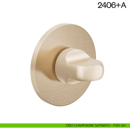 Nottolino per porta 2406 dnd Handles oro champagne satinato
