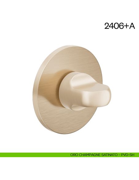 Nottolino per porta 2406 dnd Handles oro champagne satinato