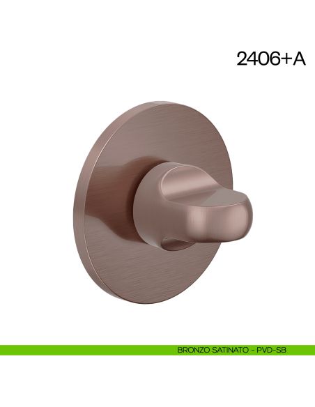 Nottolino per porta 2406 dnd Handles bronzo satinato
