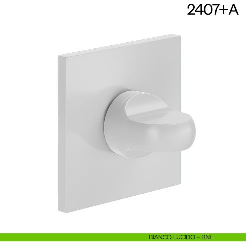 Nottolino per porta 2407 dnd Handles bianco lucido