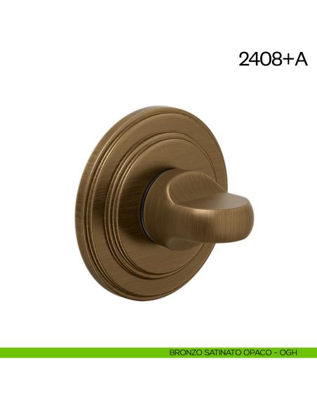 Nottolino per porta 2408 dnd Handles bronzo satinato opaco