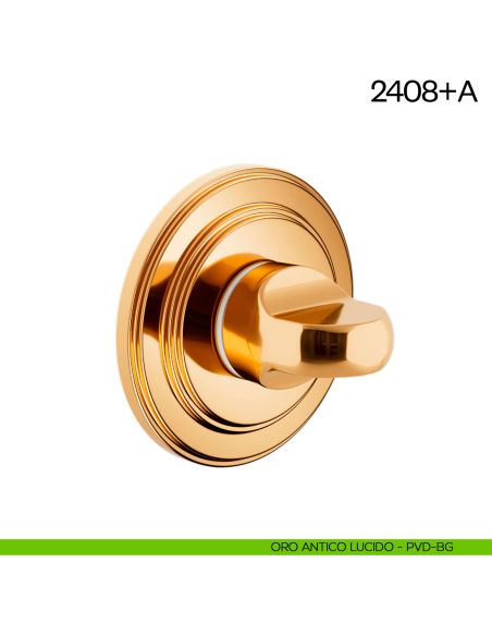 Nottolino per porta 2408 dnd Handles oro antico lucido