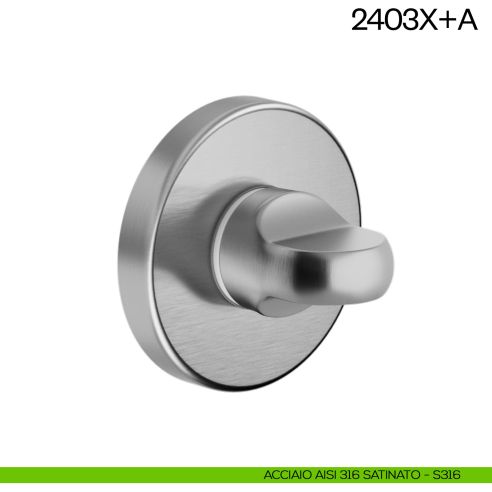 Nottolino per porta 2403X dnd Handles acciaio