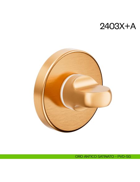 Nottolino per porta 2403X dnd Handles oro antico satinato