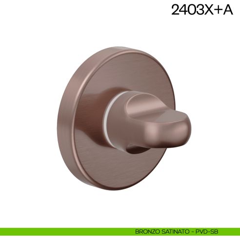 Nottolino per porta 2403X dnd Handles bronzo satinato