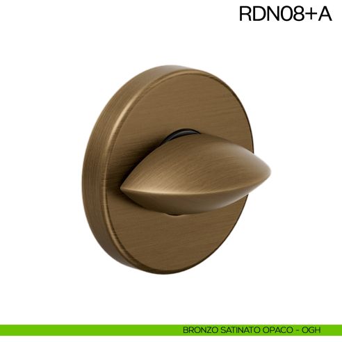 Nottolino per porta RDN08 dnd Handles bronzo satinato opaco