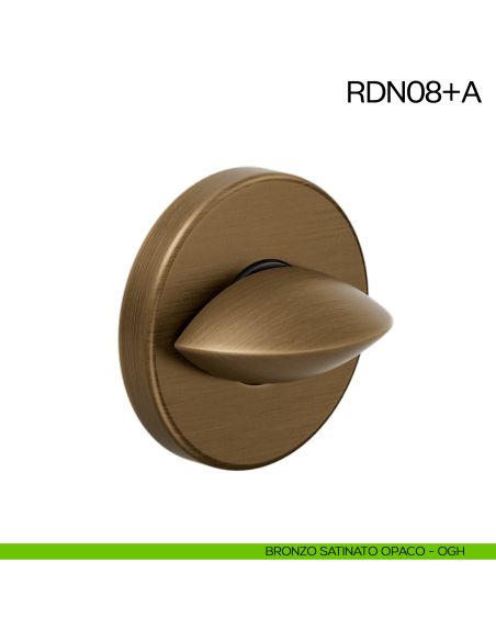Nottolino per porta RDN08 dnd Handles bronzo satinato opaco
