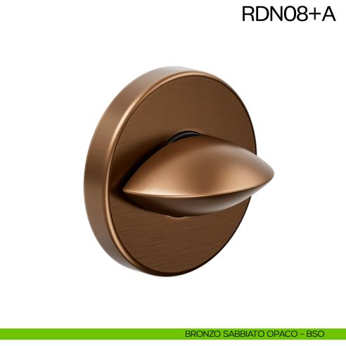 Nottolino per porta RDN08 dnd Handles bronzo sabbiato opaco