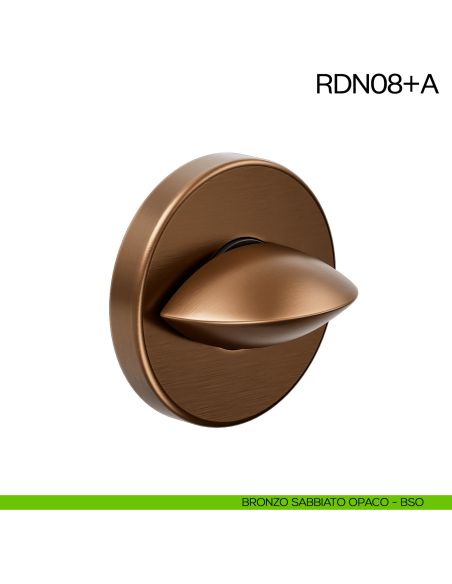 Nottolino per porta RDN08 dnd Handles bronzo sabbiato opaco