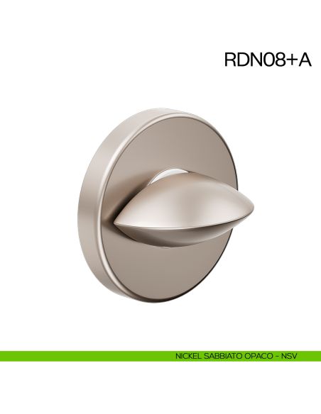 Nottolino per porta RDN08 dnd Handles nickel sabbiato opaco