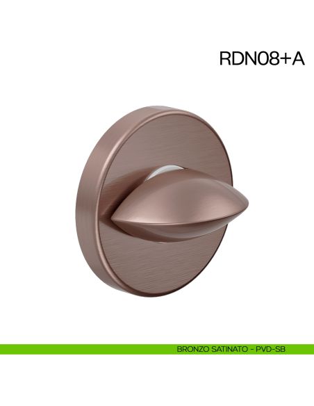 Nottolino per porta RDN08 dnd Handles bronzo satinato