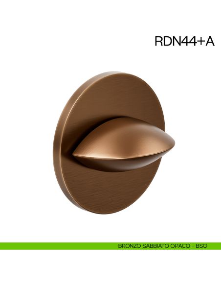 Nottolino per porta RDN44 dnd Handles bronzo sabbiato opaco